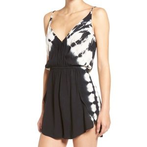 Amuse Society Sundaze Tie Dye Woven Romper